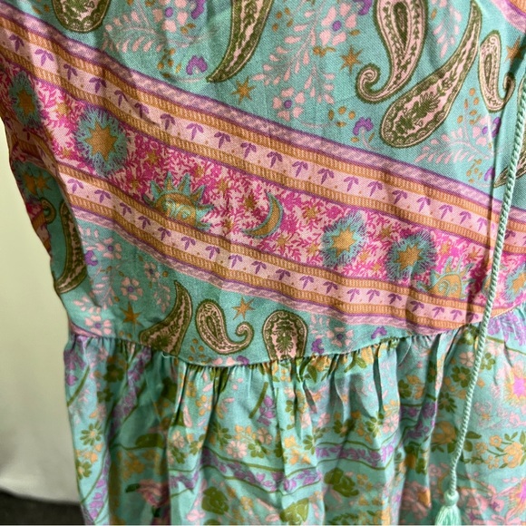 Spell & The Gypsy City Lights Sage Blouse - Picture 3 of 15